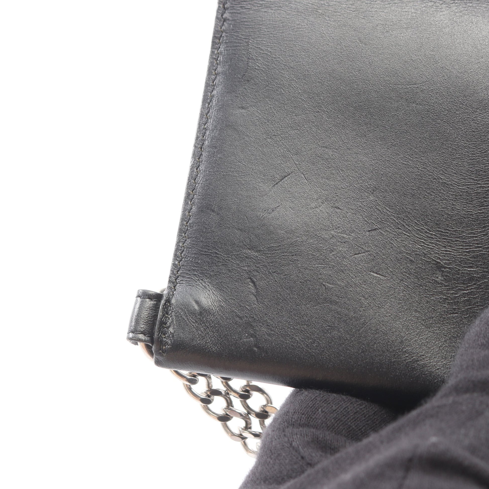 バイカー チェーンウォレット 財布 レザー ブラック セリーヌ 財布・小物 CELINE
