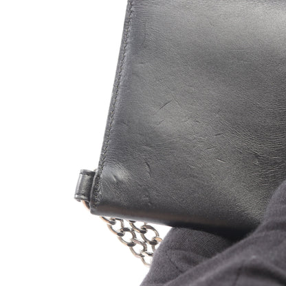 バイカー チェーンウォレット 財布 レザー ブラック セリーヌ 財布・小物 CELINE