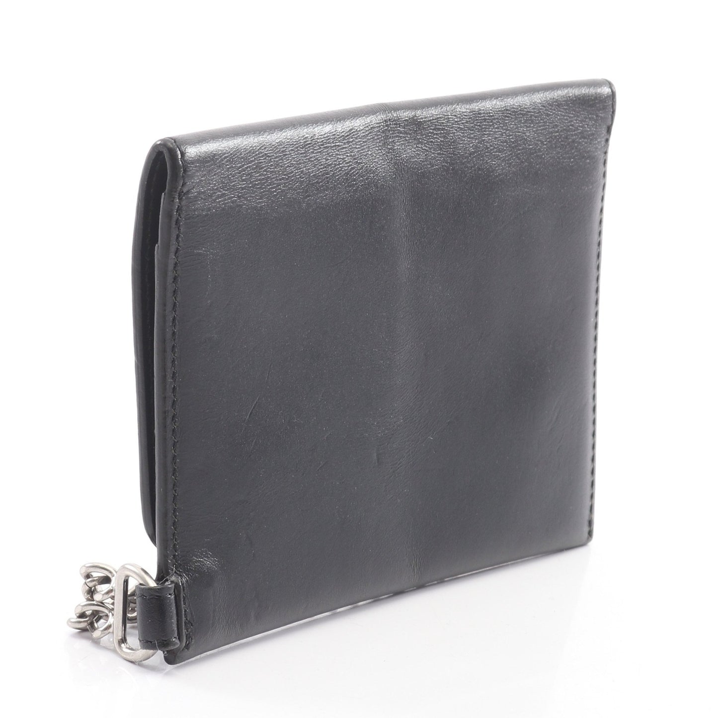 バイカー チェーンウォレット 財布 レザー ブラック セリーヌ 財布・小物 CELINE