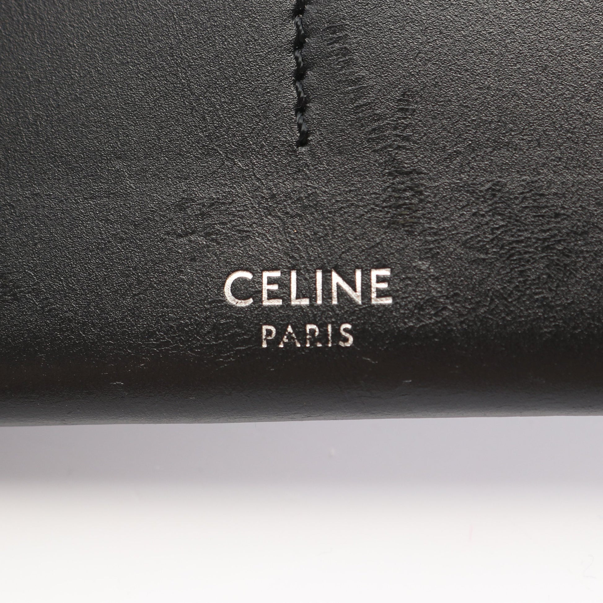 バイカー チェーンウォレット 財布 レザー ブラック セリーヌ 財布・小物 CELINE