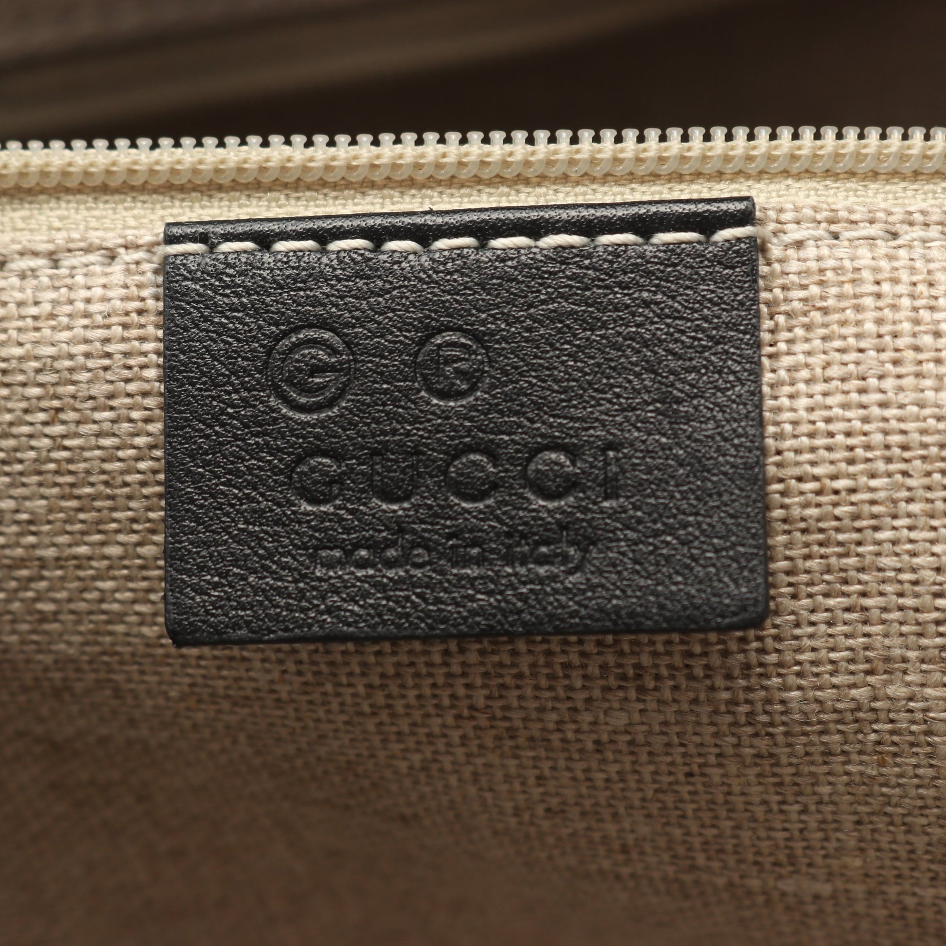 マイクログッチシマ 2WAY ハンドバッグ トートバッグ レザー ブラック グッチ バッグ GUCCI