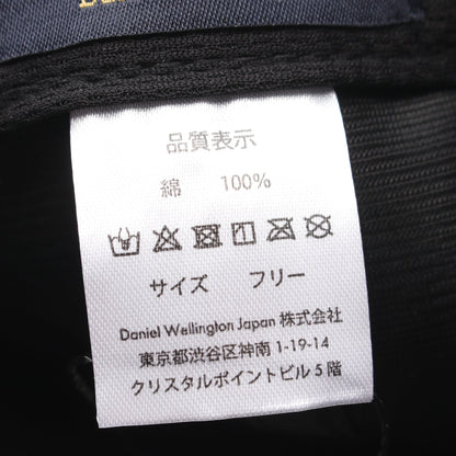 ロゴ ベースボール キャップ コットン ブラック ダニエルウェリントン