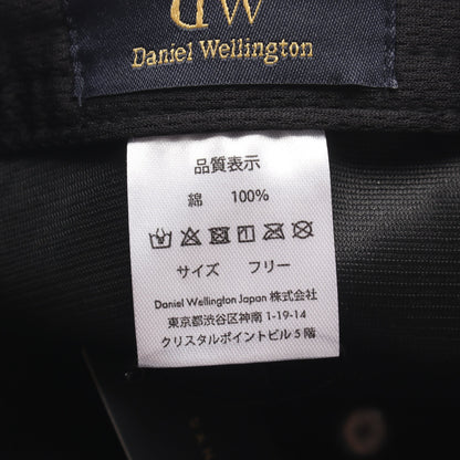 ロゴ ベースボール キャップ コットン ブラック ダニエルウェリントン
