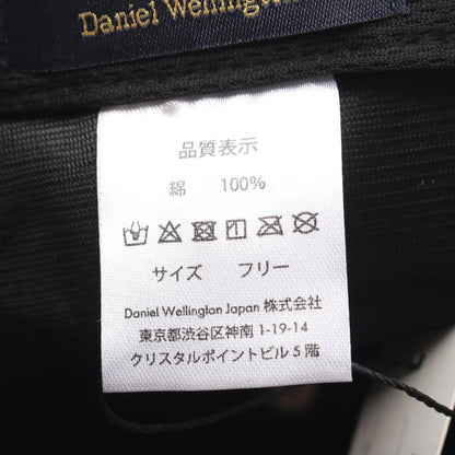 ロゴ ベースボール キャップ コットン ブラック ダニエルウェリントン