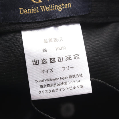 ロゴ ベースボール キャップ コットン ブラック ダニエルウェリントン