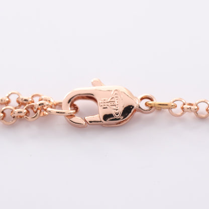 MINI BAS RELIEF ネックレス GP ラインストーン ピンクゴールド ヴィヴィアンウエストウッド アクセサリー Vivienne Westwood