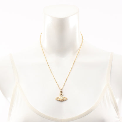 MAYFAIR BAS RELIEF メイフェアバスレリーフ ネックレス GP ラインストーン ゴールド ヴィヴィアンウエストウッド