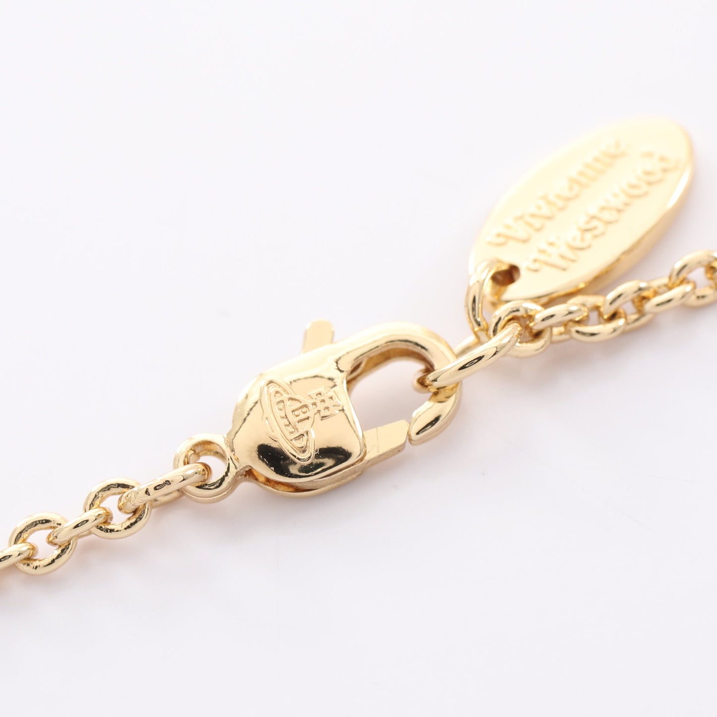 MAYFAIR BAS RELIEF メイフェアバスレリーフ ネックレス GP ラインストーン ゴールド ヴィヴィアンウエストウッド