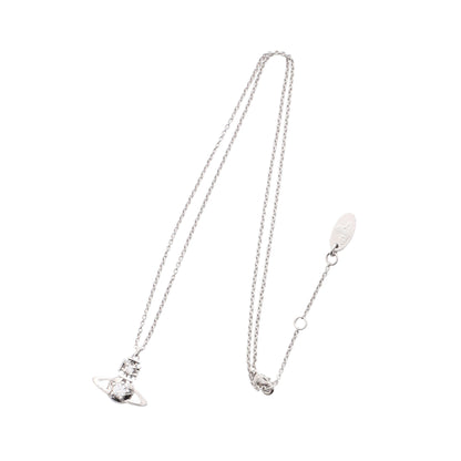LEE ORB PENDANT ネックレス ラインストーン シルバー クリア ヴィヴィアンウエストウッド