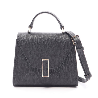 ISIDE BELT 2WAY ハンドバッグ レザー ブラック ヴァレクストラ
