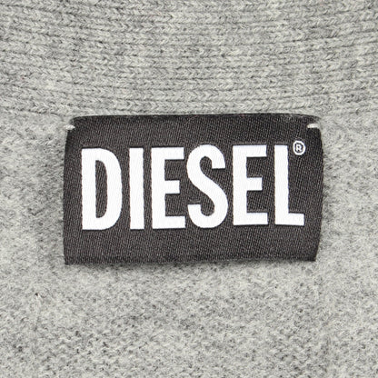 M-CLEO-NOZIP ロング カーディガン ウール グレー ディーゼル トップス DIESEL