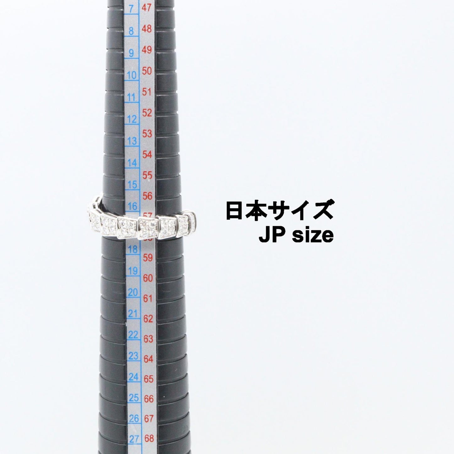 セルペンティ ヴァイパー ダイヤ リング リング 指輪 K18WG ダイヤモンド ホワイトゴールド クリア ブルガリ アクセサリー BVLGARI