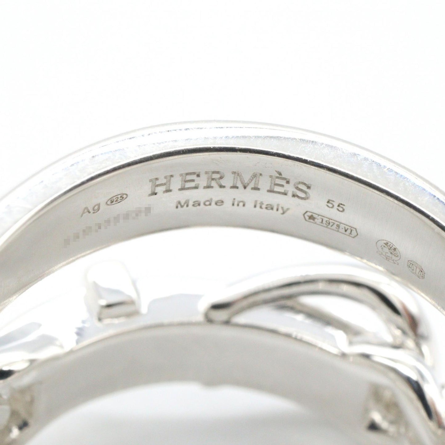 ブックルセリエ アンフレシブル リング リング 指輪 SV925 シルバー エルメス アクセサリー HERMES