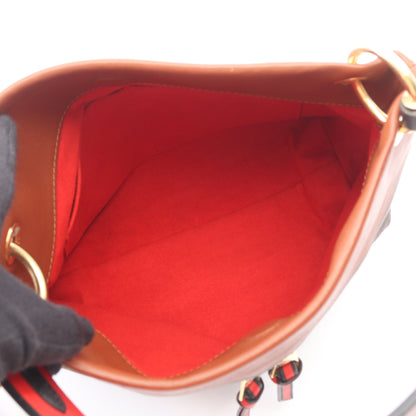 テュイルリーブザス モノグラム キャラメル 2WAY ショルダーバッグ PVC レザー ブラウン ブラック レッド ルイヴィトン バッグ LOUIS VUITTON