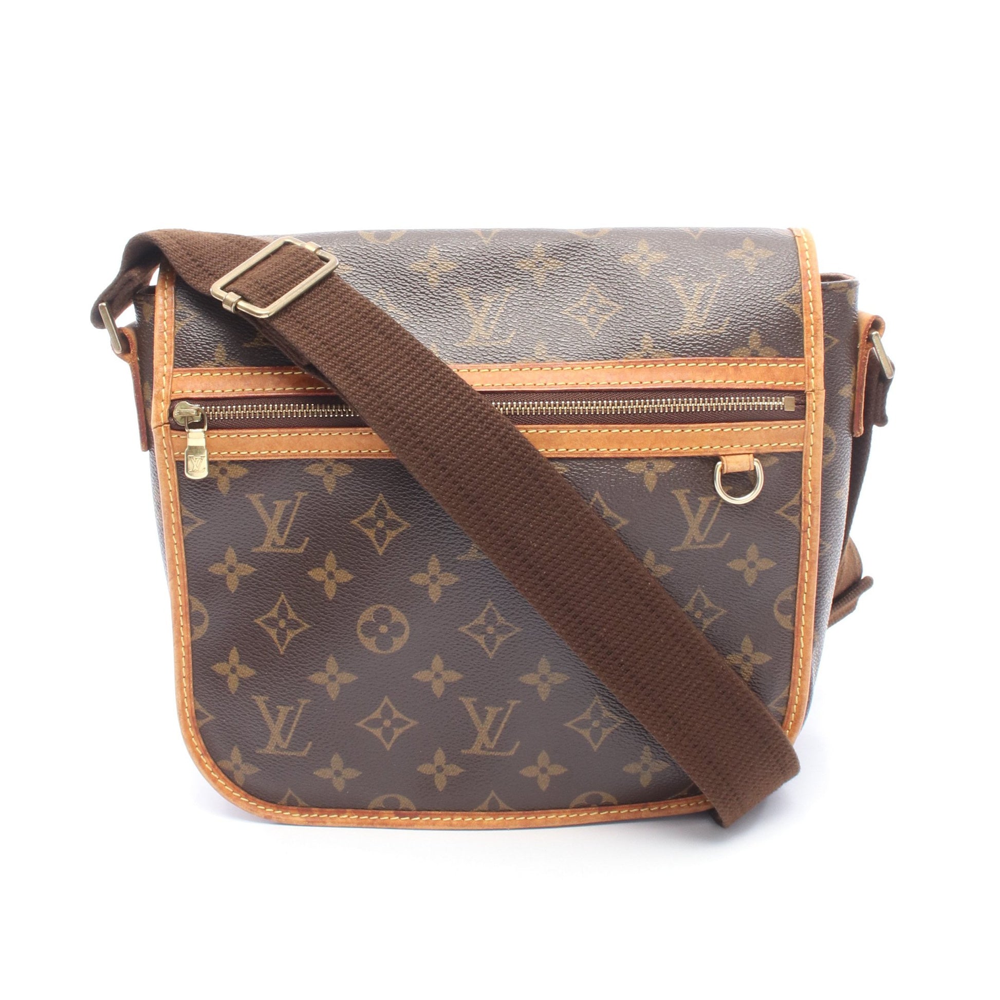 メッセンジャーPM ボスフォール モノグラム ショルダーバッグ PVC レザー ブラウン ルイヴィトン バッグ LOUIS VUITTON