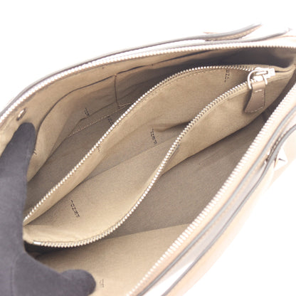 BY THE WAY MEDIUM バイザウェイ ミディアム 2WAY 別売りショルダーストラップ付き ハンドバッグ レザー グレーベージュ フェンディ