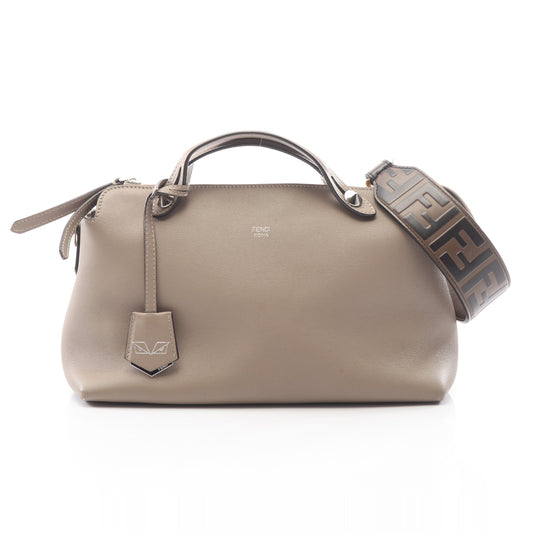 BY THE WAY MEDIUM バイザウェイ ミディアム 2WAY 別売りショルダーストラップ付き ハンドバッグ レザー グレーベージュ フェンディ バッグ FENDI