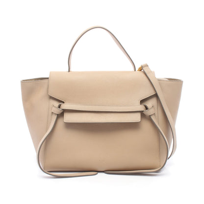 BELT BAG MINI ベルトバッグ ミニ 2WAY ハンドバッグ レザー ベージュ セリーヌ バッグ CELINE