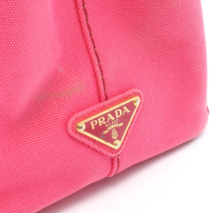 CANAPA カナパ ミニ 2WAY ハンドバッグ トートバッグ キャンバス ピンク プラダ
