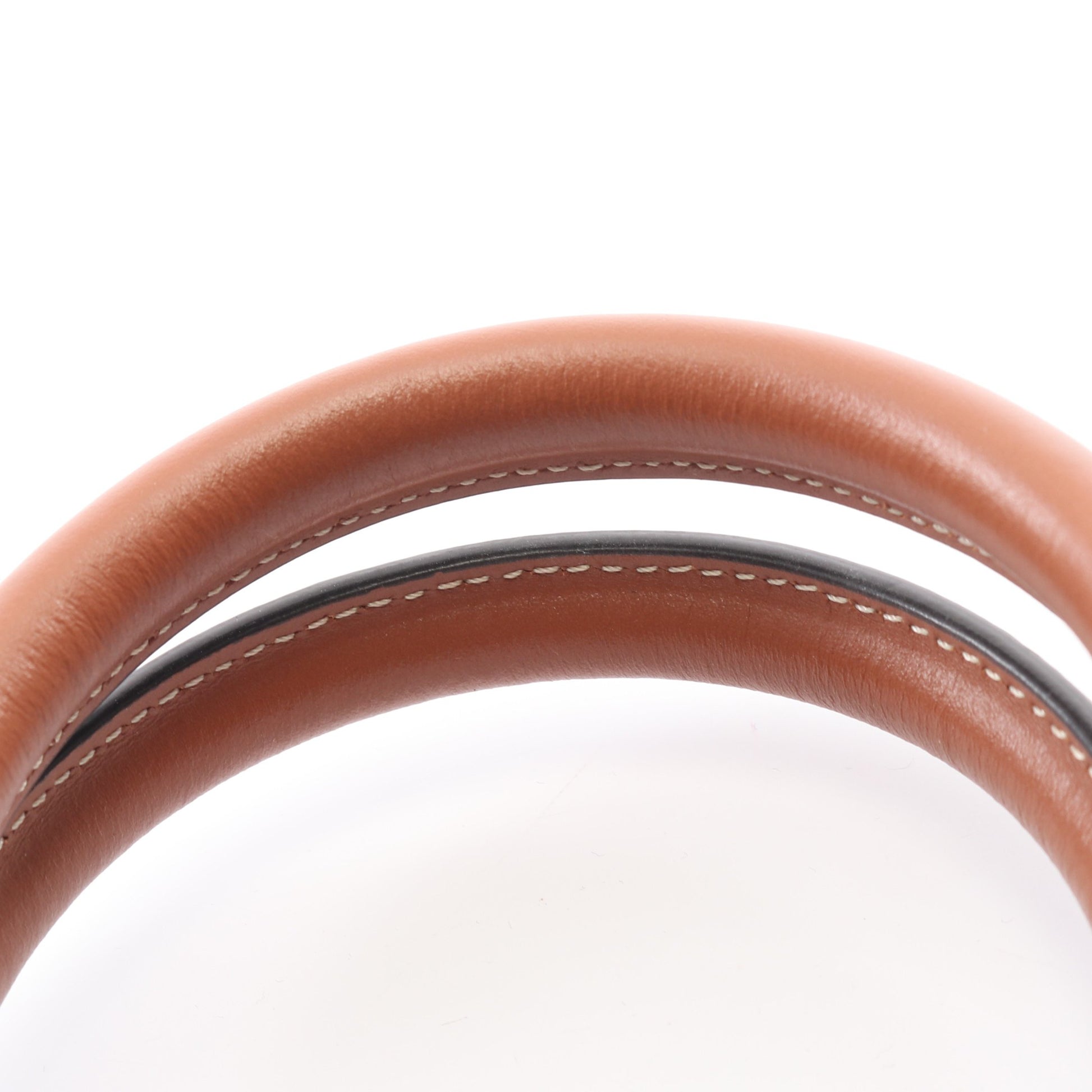 ミニ バーティカル カバ トリオンフ 2WAY ハンドバッグ PVC レザー ブラック ブラウン セリーヌ バッグ CELINE