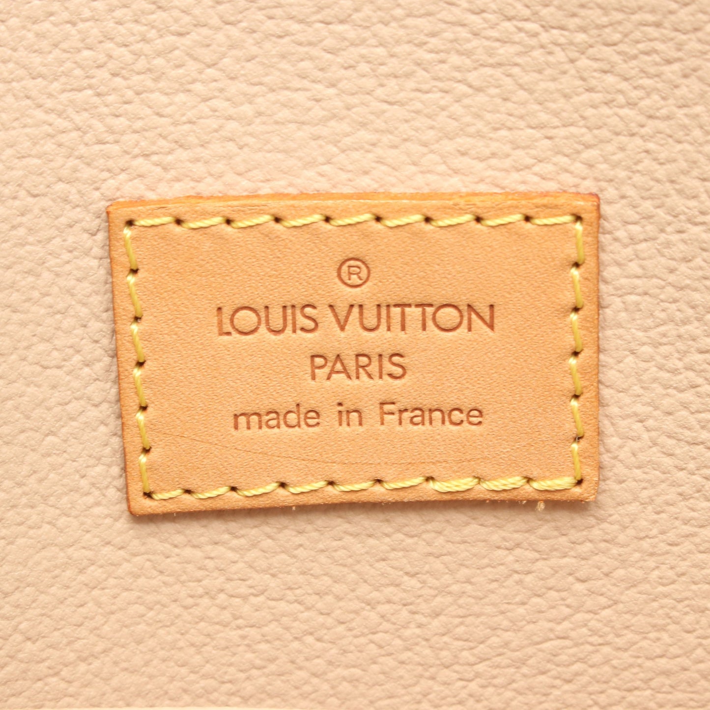 サックプラ モノグラム ハンドバッグ トートバッグ PVC レザー ブラウン ルイヴィトン バッグ LOUIS VUITTON