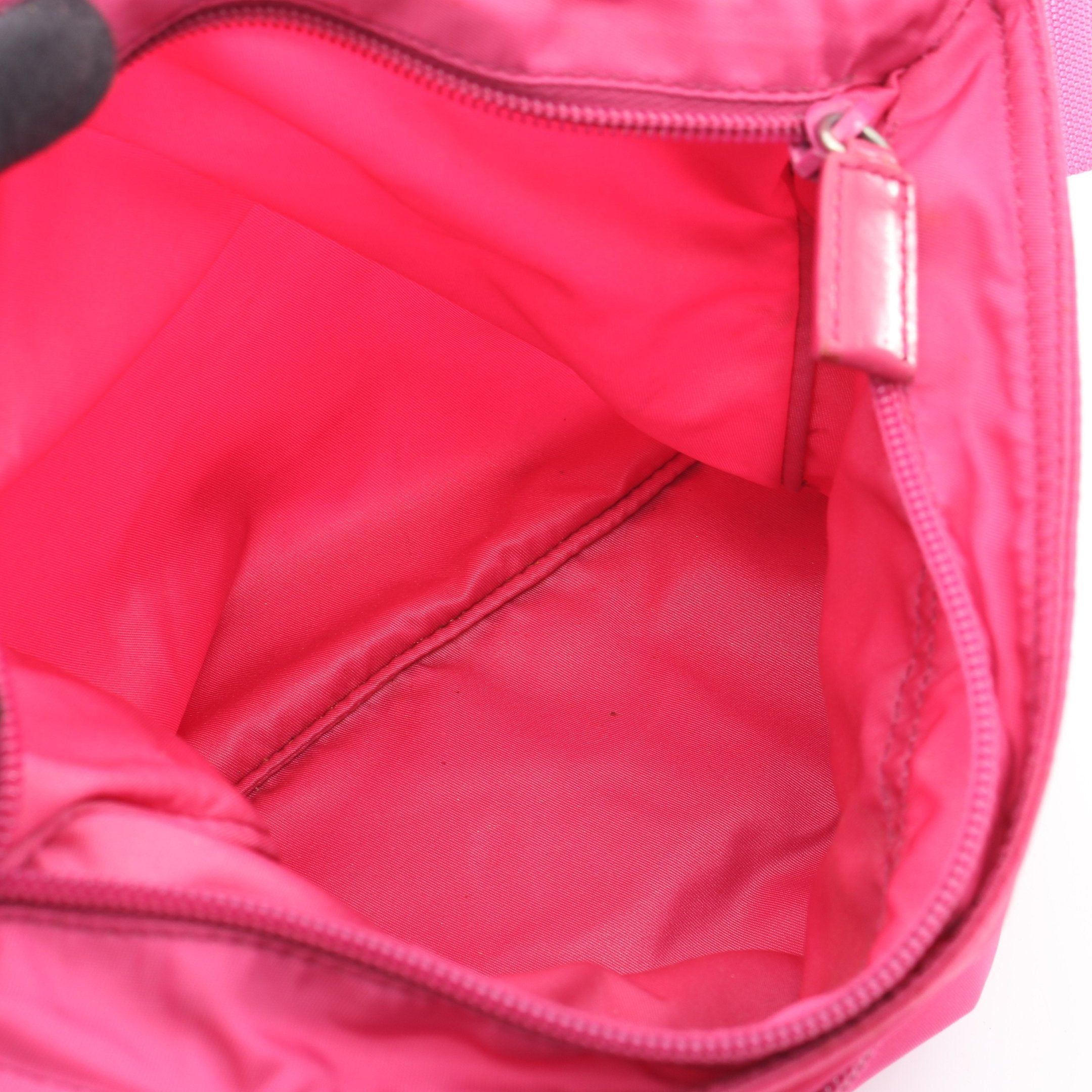 VELA SPORT ショルダーバッグ ナイロン レザー ピンク プラダ – RECLO