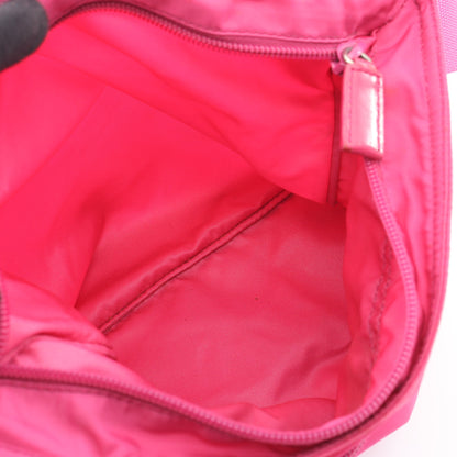 VELA SPORT ショルダーバッグ ナイロン レザー ピンク プラダ