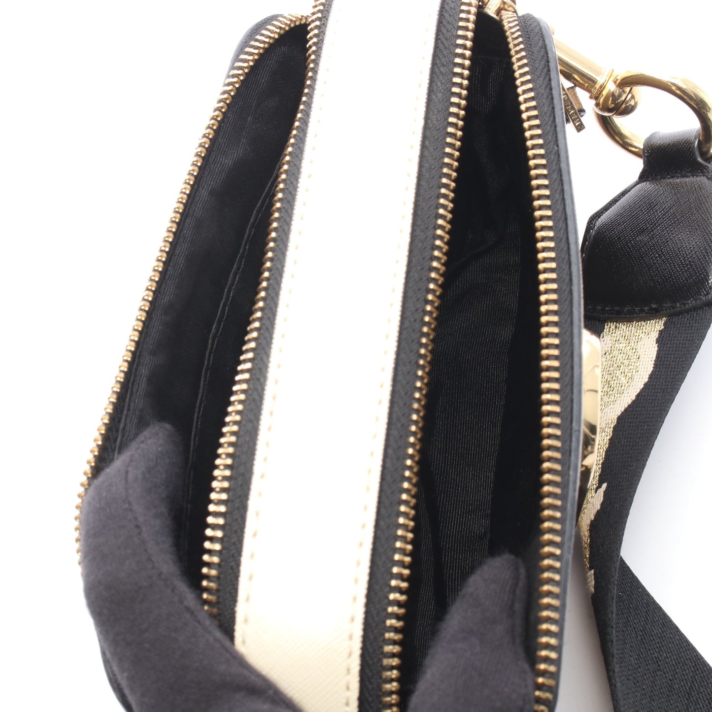 SNAPSHOT スナップショット ショルダーバッグ レザー グレーブラウン アイボリー マークジェイコブス バッグ MARC JACOBS