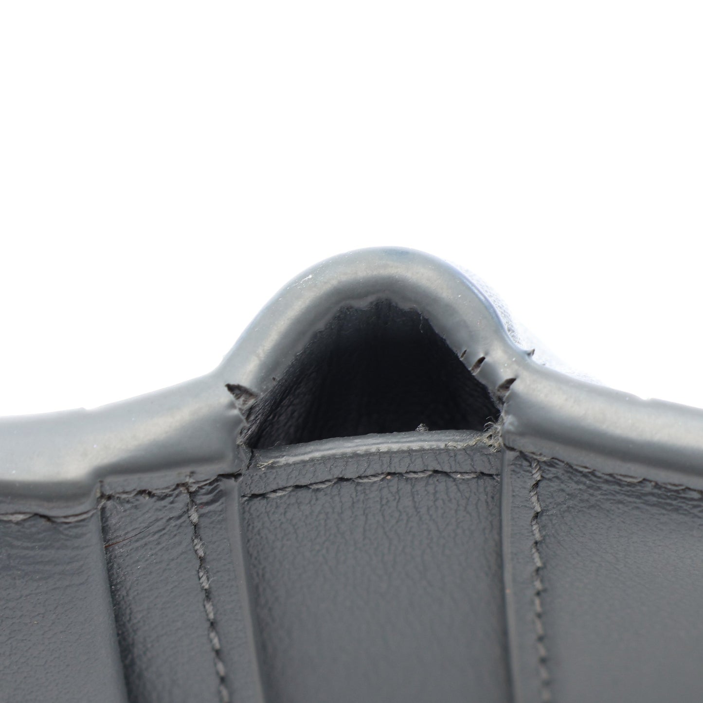 マキシイントレチャート 二つ折り財布 レザー グレー ボッテガヴェネタ 財布・小物 BOTTEGA VENETA
