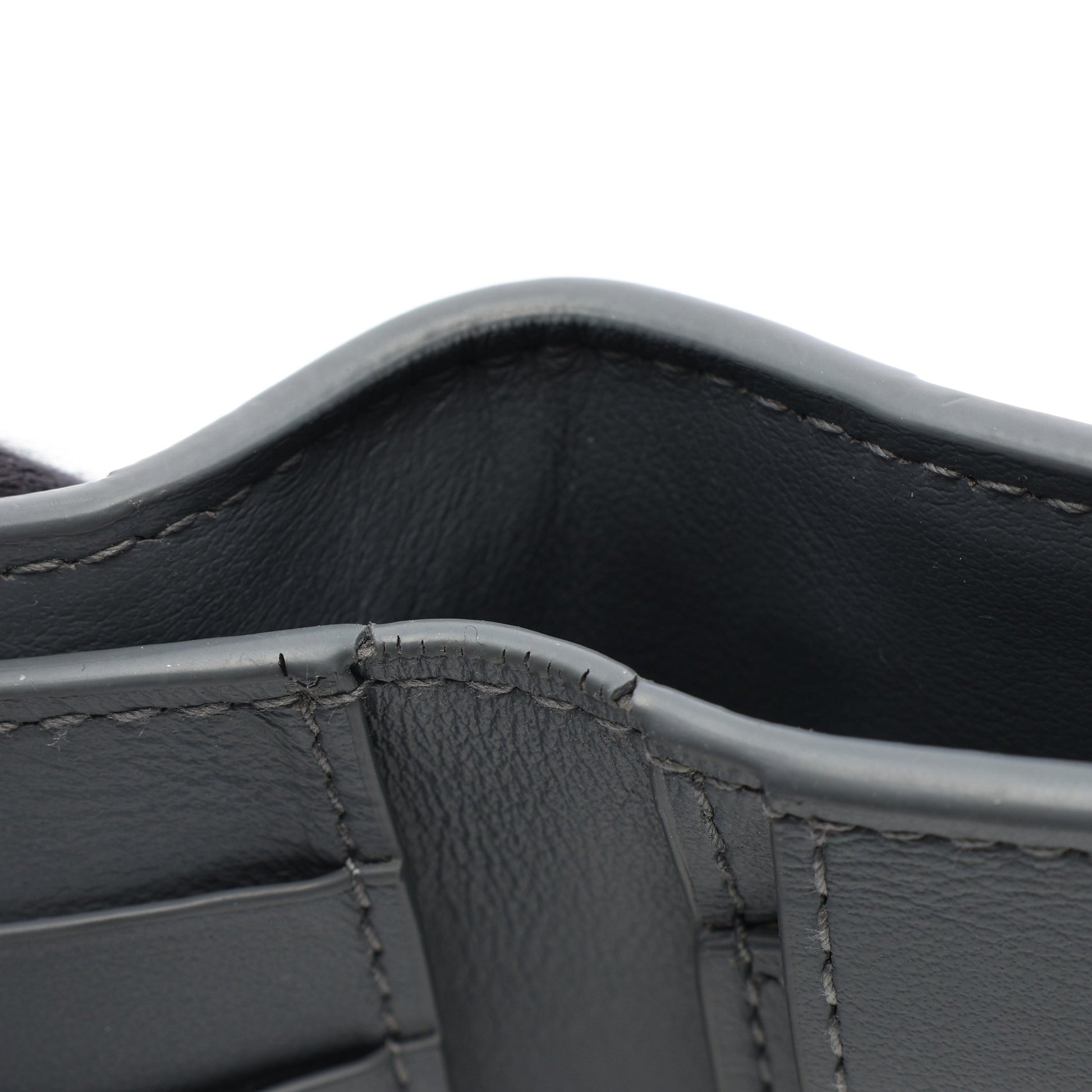 マキシイントレチャート 二つ折り財布 レザー グレー ボッテガヴェネタ 財布・小物 BOTTEGA VENETA