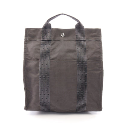 エールライン アドMM バックパック リュックサック キャンバス グレー シルバー金具 エルメス