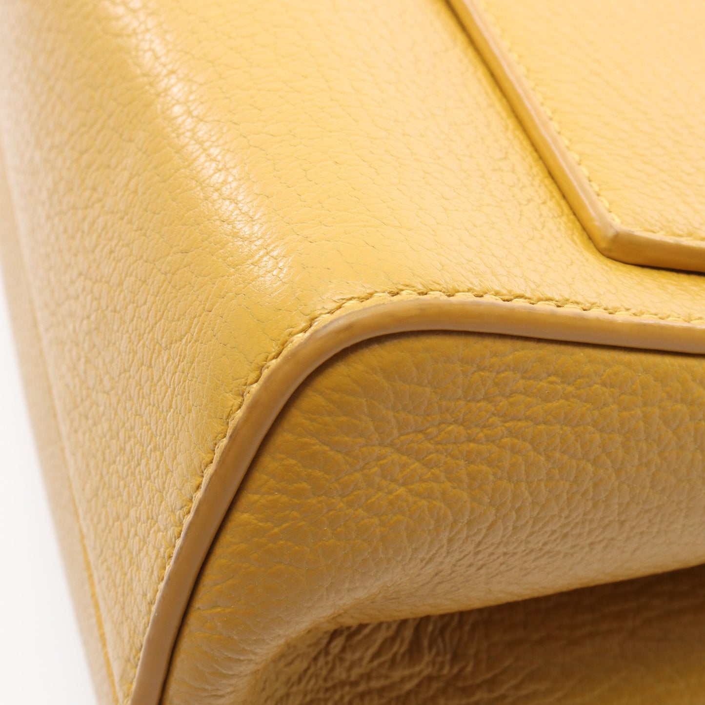2WAY ショルダーバッグ レザー イエロー ボッテガヴェネタ バッグ BOTTEGA VENETA