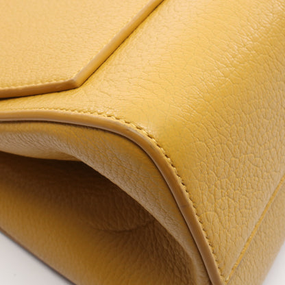 2WAY ショルダーバッグ レザー イエロー ボッテガヴェネタ バッグ BOTTEGA VENETA