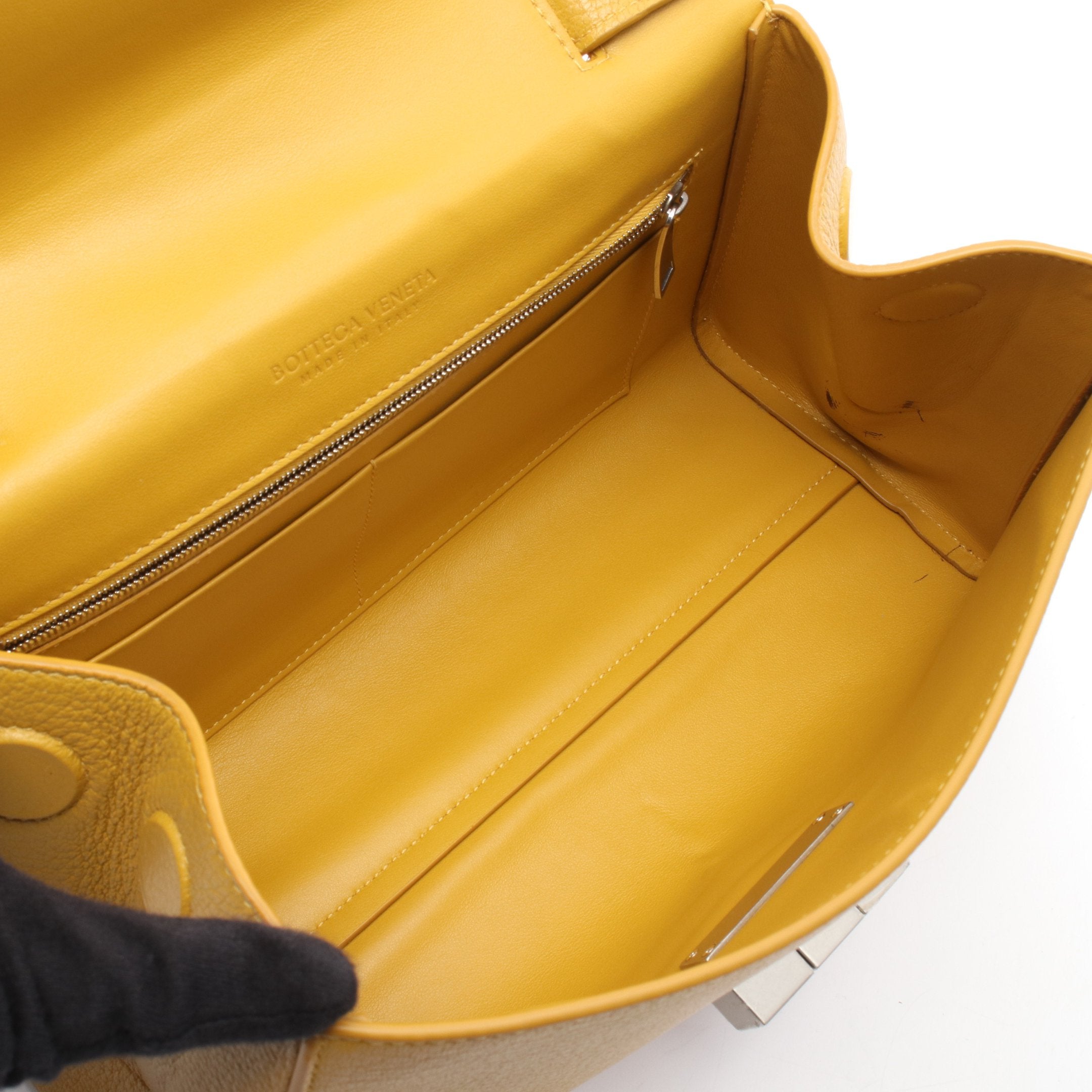 2WAY ショルダーバッグ レザー イエロー ボッテガヴェネタ – RECLO