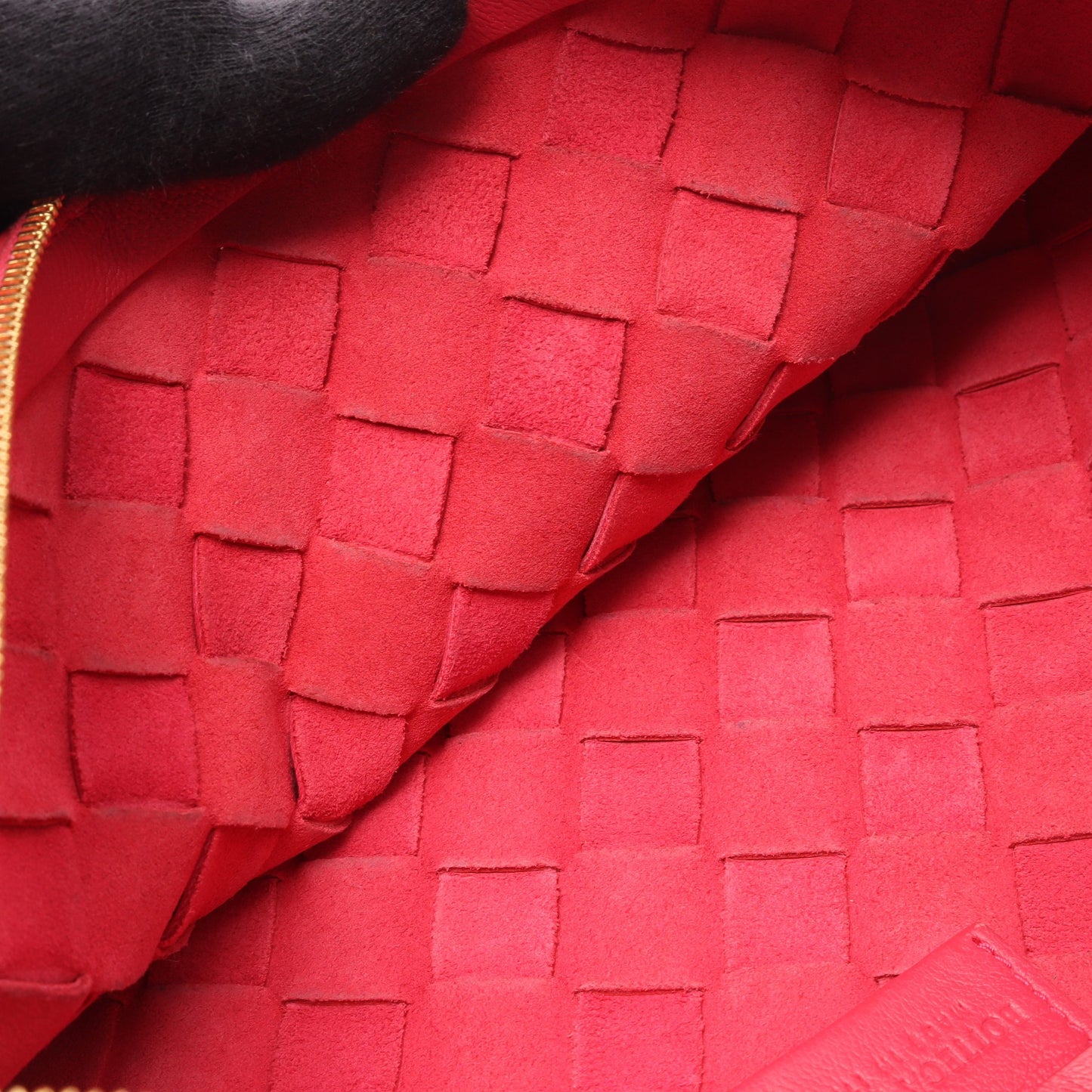 イントレチャート スモール ターンポーチ ハンドバッグ レザー ピンク ボッテガヴェネタ バッグ BOTTEGA VENETA