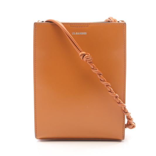 TANGLE SMALL タングル スモール ショルダーバッグ レザー ブラウン ジルサンダー