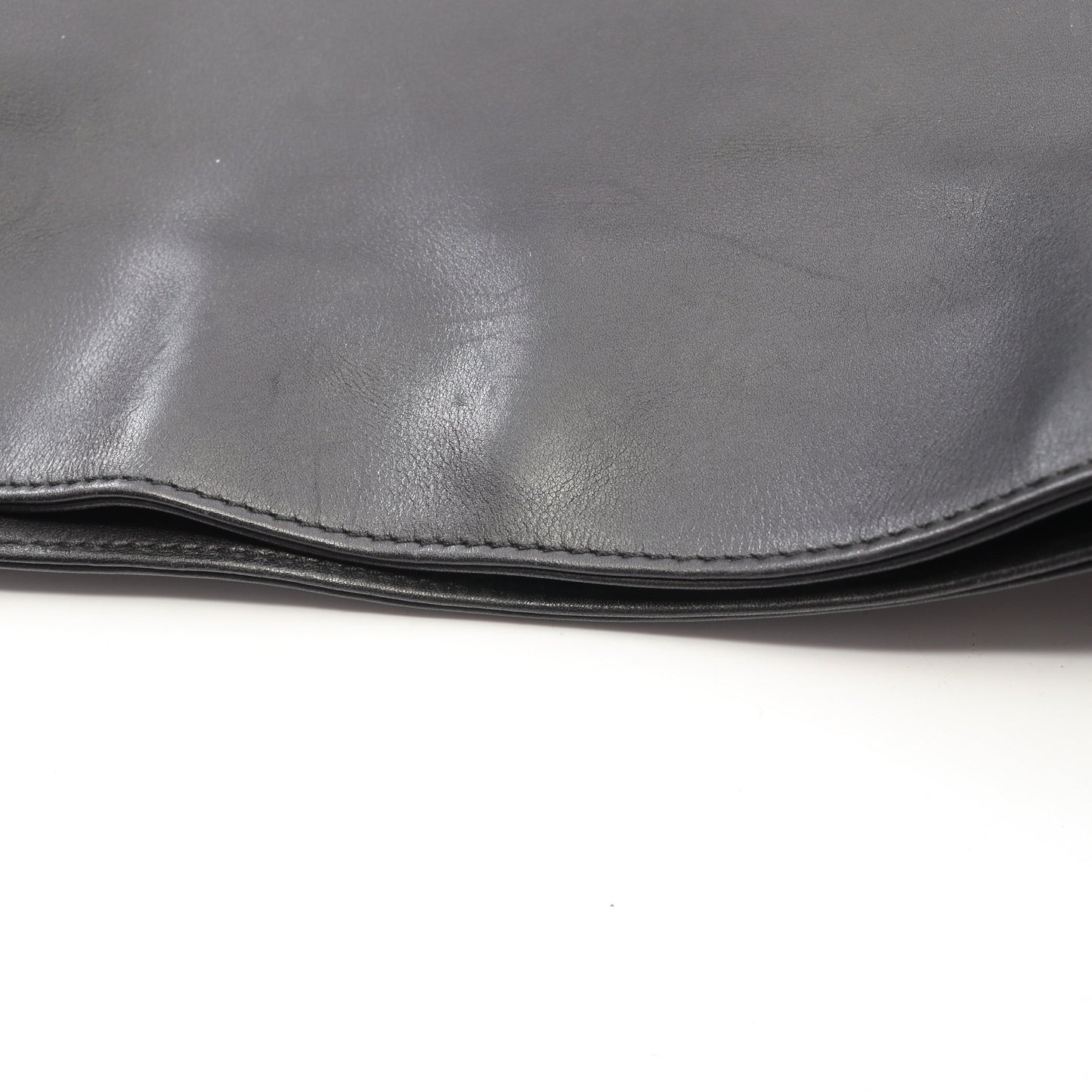 バンブー 2WAY ハンドバッグ レザー ブラック グッチ