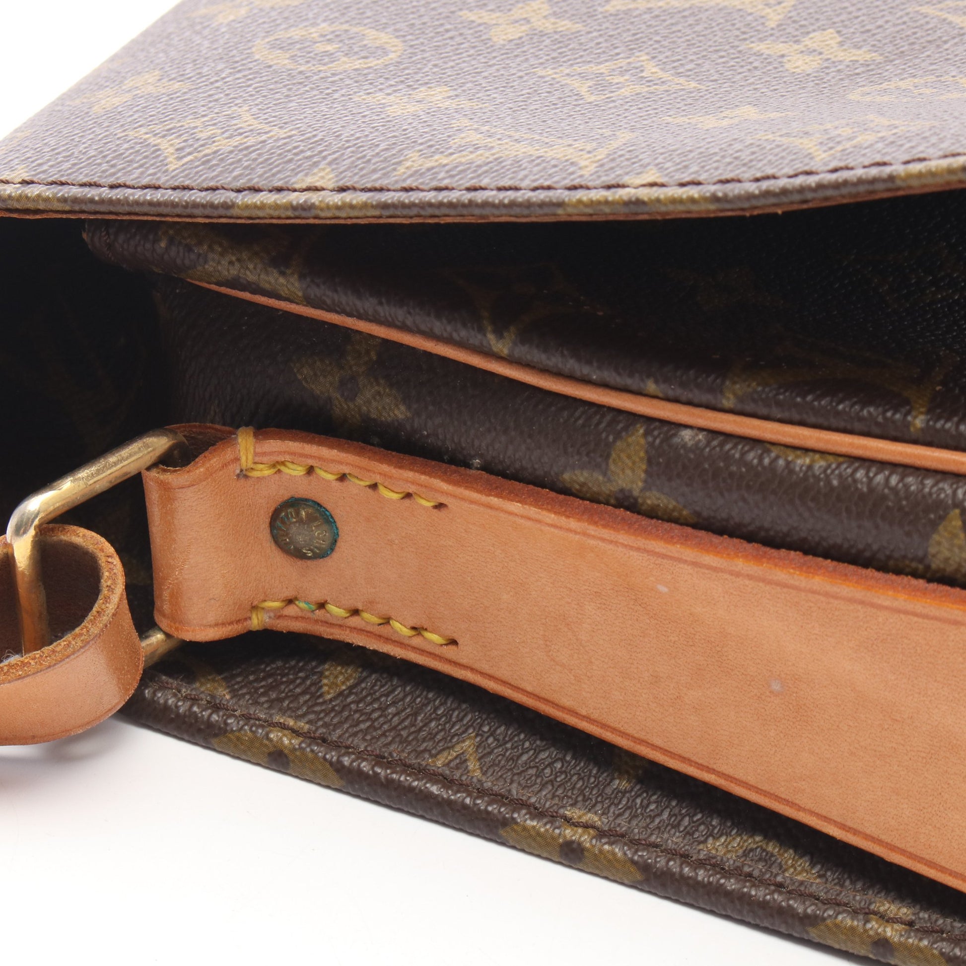 カルトシエールGM モノグラム ショルダーバッグ PVC レザー ブラウン ルイヴィトン バッグ LOUIS VUITTON