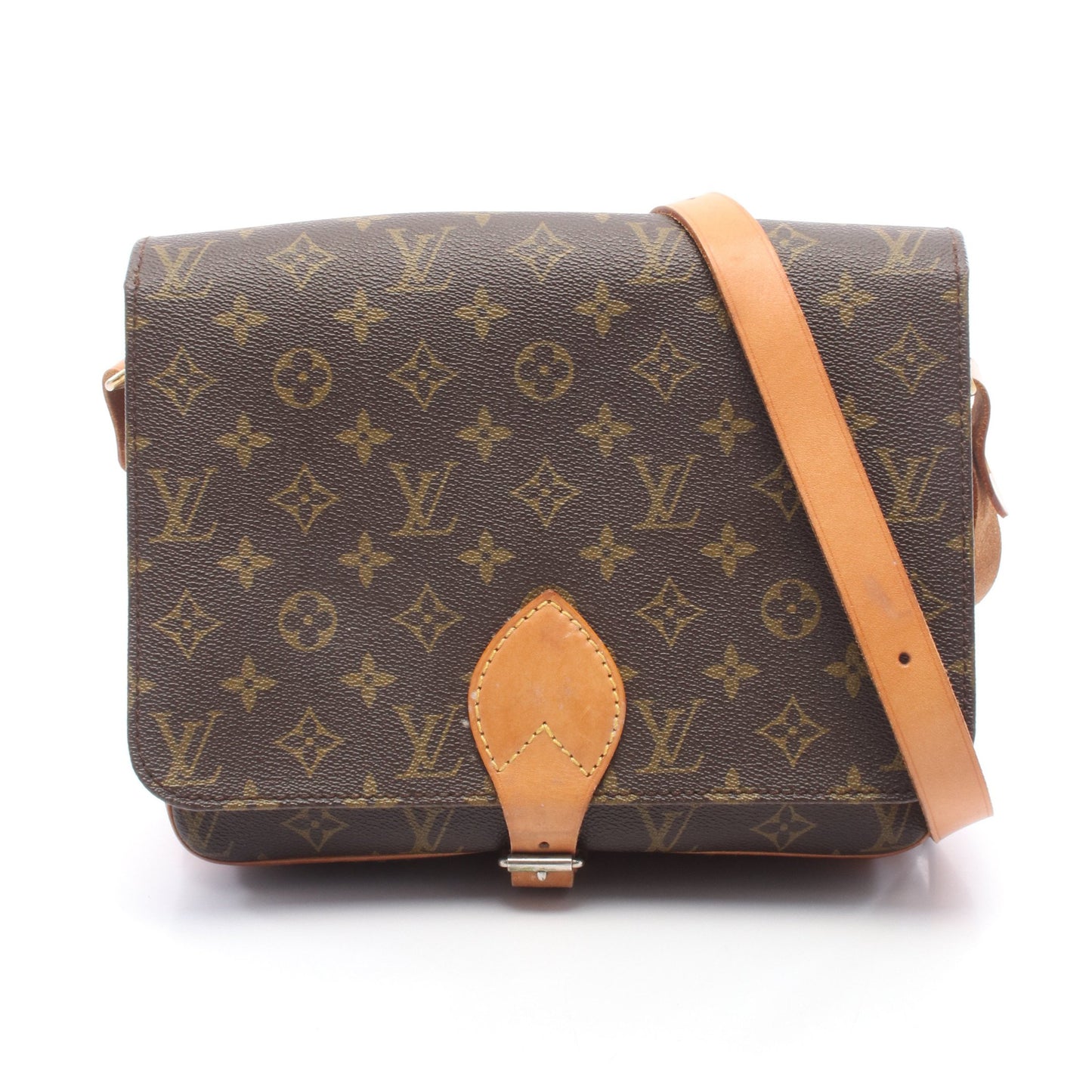 カルトシエールGM モノグラム ショルダーバッグ PVC レザー ブラウン ルイヴィトン バッグ LOUIS VUITTON