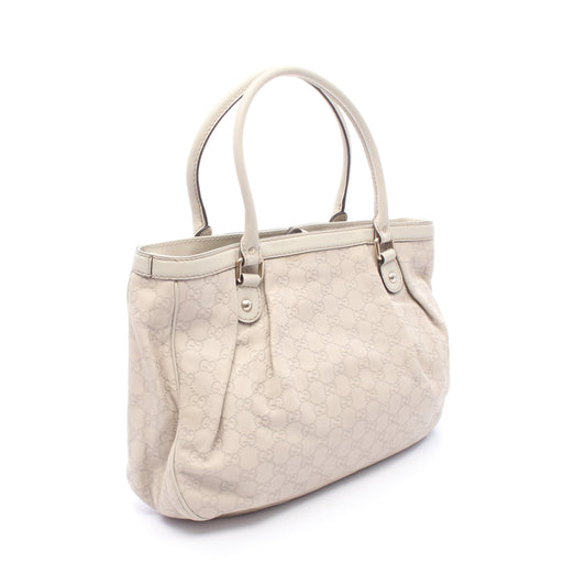 スーキー グッチシマ ショルダーバッグ トートバッグ レザー ベージュ グッチ