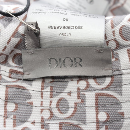 オブリーク リバーシブル バケット ハット コットン グレーブラウン グレー クリスチャンディオール 財布・小物 Christian Dior