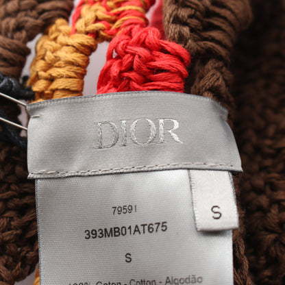 DIOR × Denim Tears クロシェ ハット コットン ブラウン レッド オレンジ クリスチャンディオール