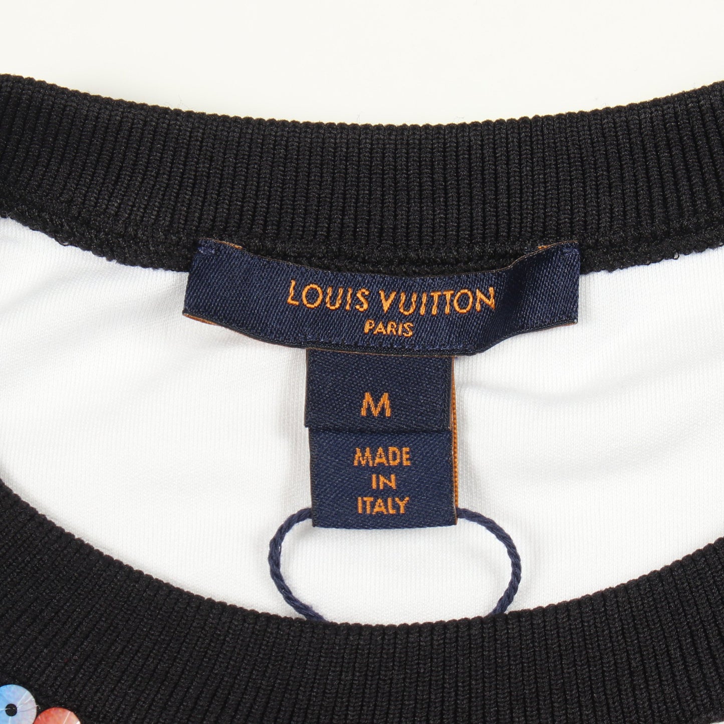 グラフィックプリント ステートメント 半袖Tシャツ コットン ブルー レッド マルチカラー ルイヴィトン トップス LOUIS VUITTON
