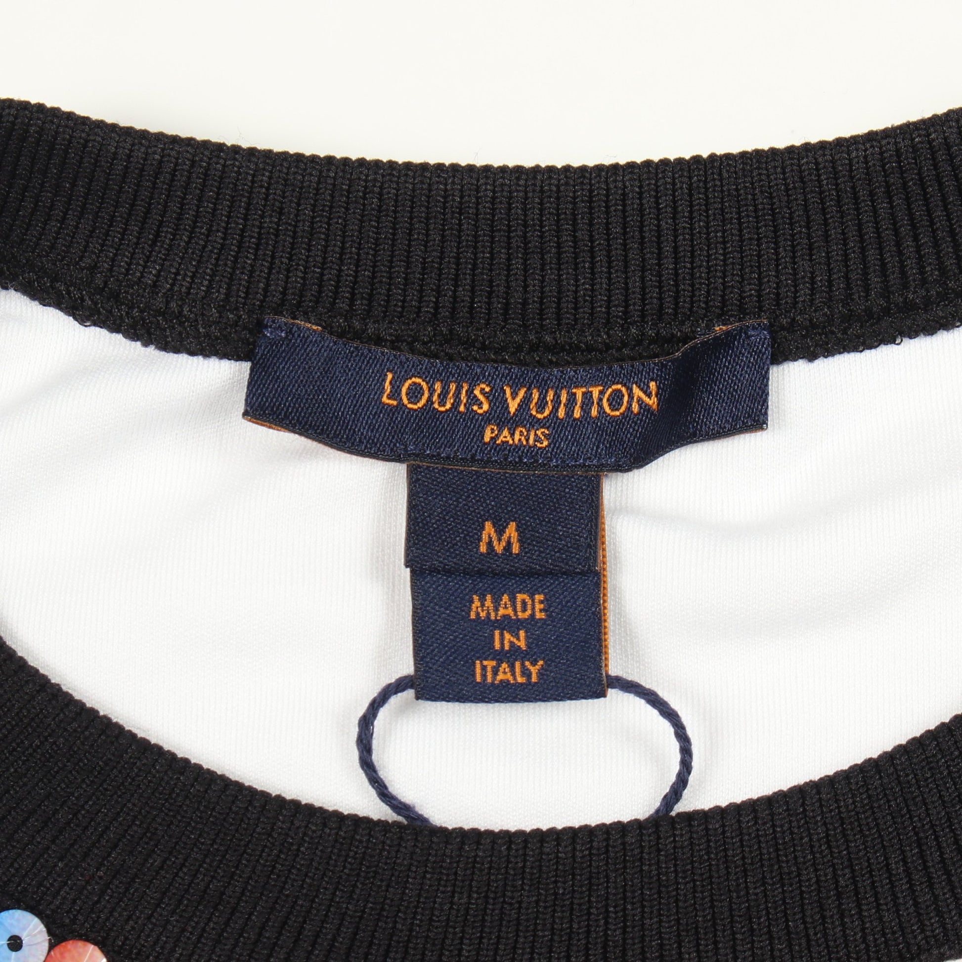 グラフィックプリント ステートメント 半袖Tシャツ コットン ブルー レッド マルチカラー ルイヴィトン トップス LOUIS VUITTON