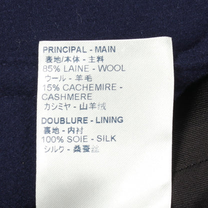 イカリボタン ピーコート ウール カシミヤ ブルー ルイヴィトン アウター LOUIS VUITTON