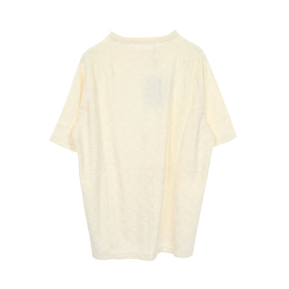 モノグラム タオルリング 半袖Tシャツ シルク コットン ホワイト ルイヴィトン トップス LOUIS VUITTON