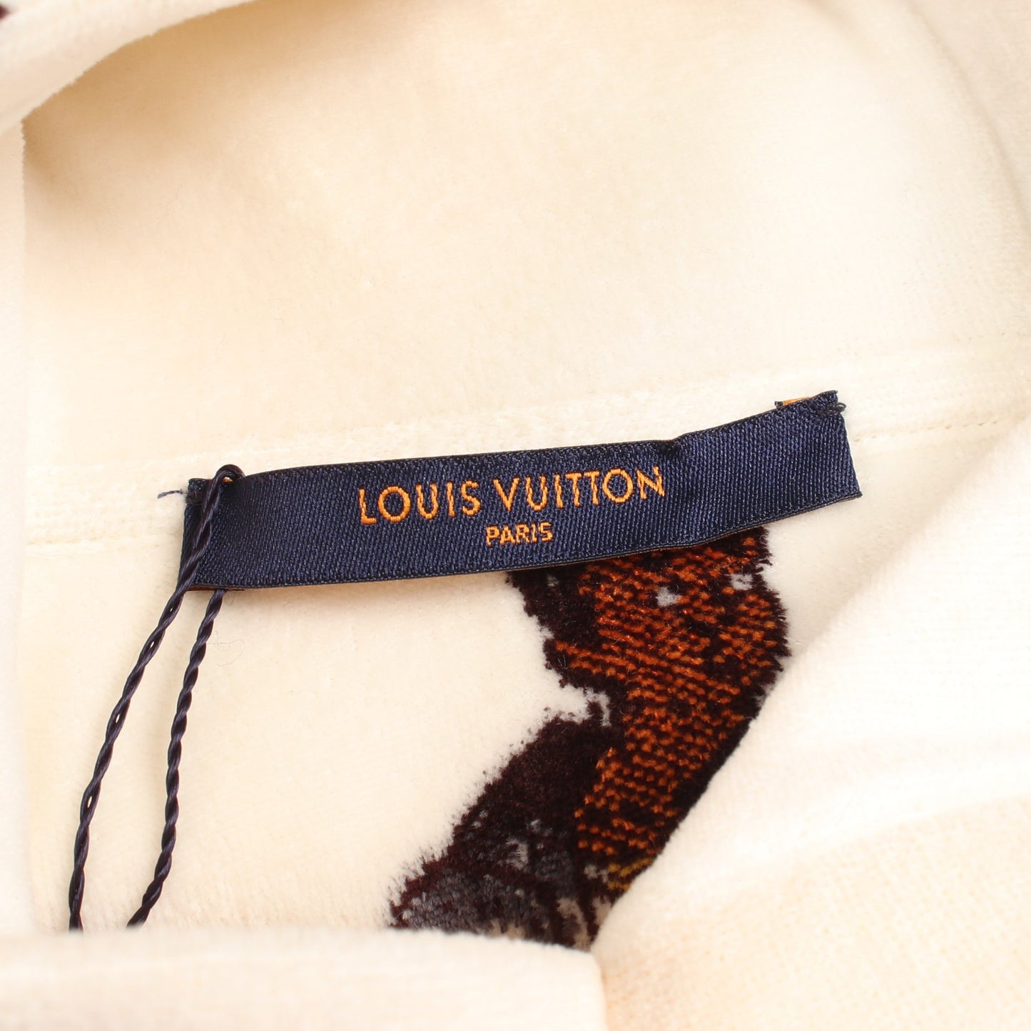 NEW WALKERS Print Hoodie プルオーバーパーカー コットン オフホワイト マルチカラー ルイヴィトン トップス LOUIS VUITTON