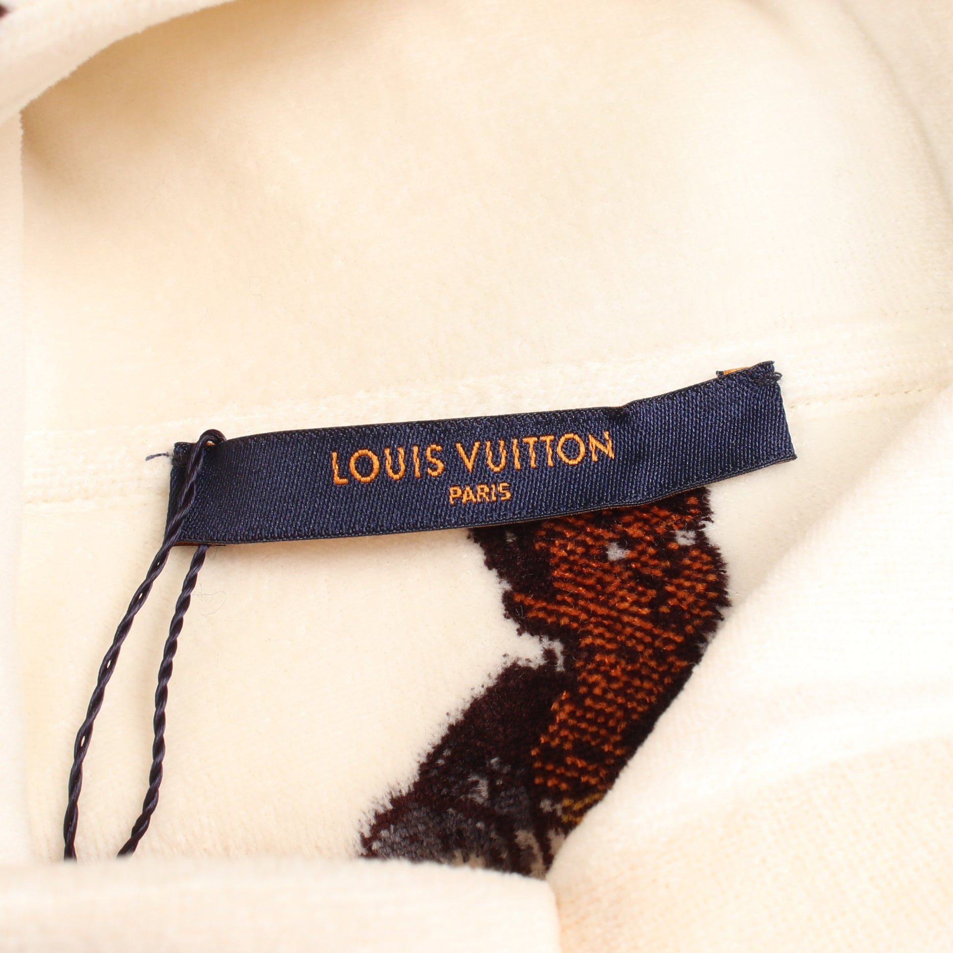 NEW WALKERS Print Hoodie プルオーバーパーカー コットン オフホワイト マルチカラー ルイヴィトン トップス LOUIS VUITTON