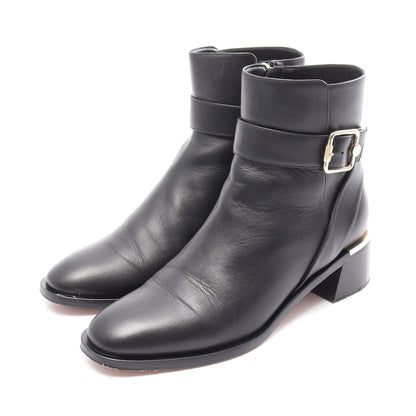 CLARICE 45 ショート ブーツ レザー ブラック ジミーチュウ シューズ JIMMY CHOO