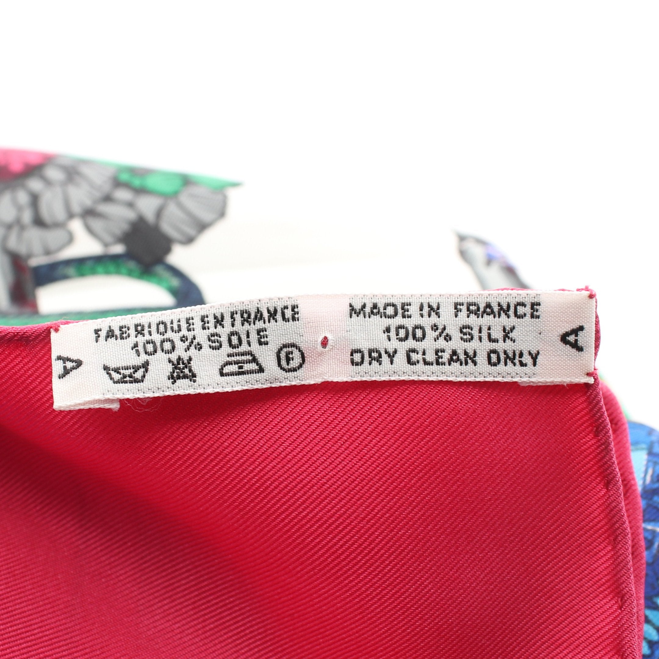 カレ90 Pasementerie スカーフ シルク ピンクパープル マルチカラー